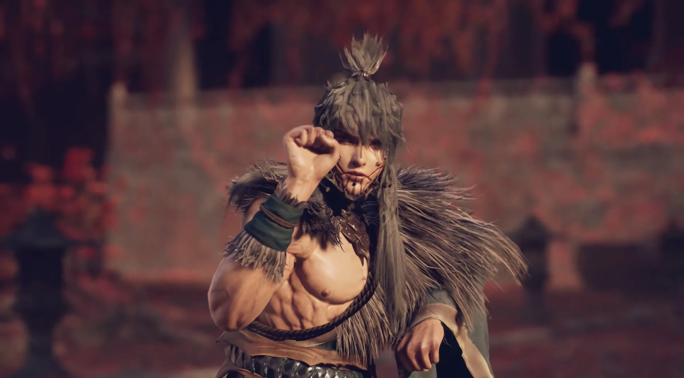 武人の構え